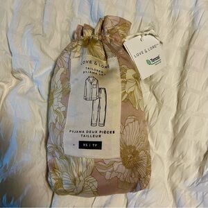 NWT Love & Lore Floral Pajama Set